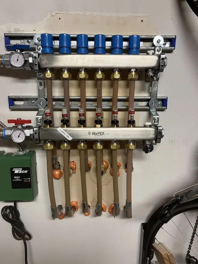 Plumber performing Gas Line Installation at a residential property in Hillsboro